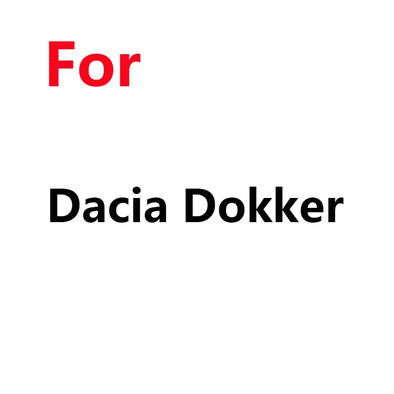 Cawanerl открытый автомобильный чехол внедорожник Анти УФ Защита от солнца Дождь Снег устойчивый чехол для Dacia Dokker Duster Lodgy Logan Nova Sandero Solenza - Название цвета: For Dacia Dokker