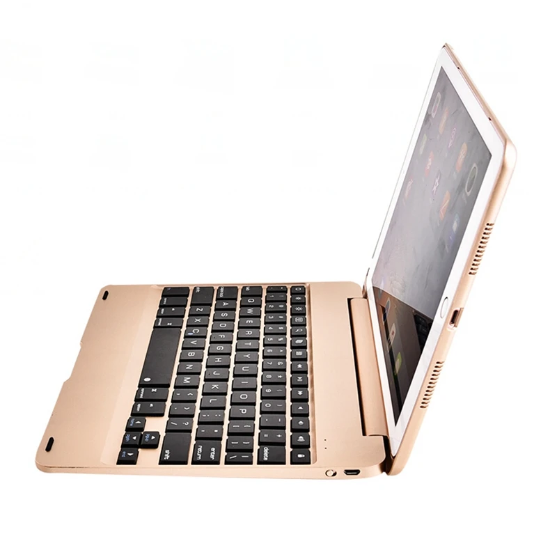

For Apple Ipad Air 2/Ipad 6 Cases With Keyboard Design Wireless Bluetooth With Stand Protective Cover Luxury ABS plastic