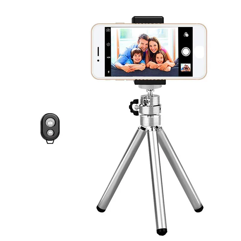 

Mini Portable Tripod Phone Camera Tripod Aluminum Tripod Monopod For Phone Mobile Tripod With Wireless Shutter Remote