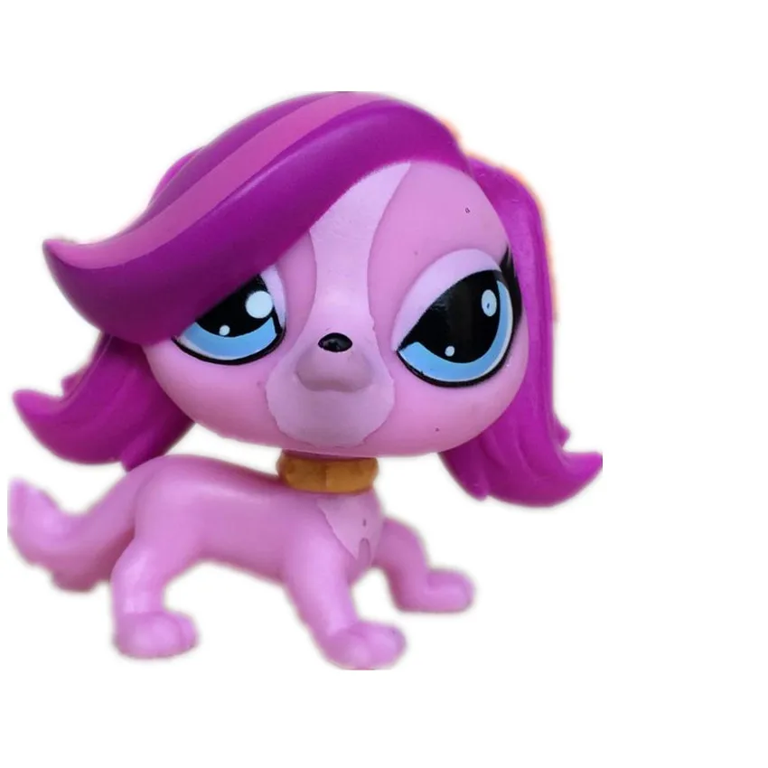 toys Pet Shop Animal Lovely purple dog Figure Doll Child Toy FREE SHIPPING 2444