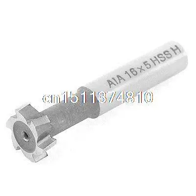 

Cutting Tool 10mm Straight Shank 6 Flute HSS High Speed Steel T Slot End Mill