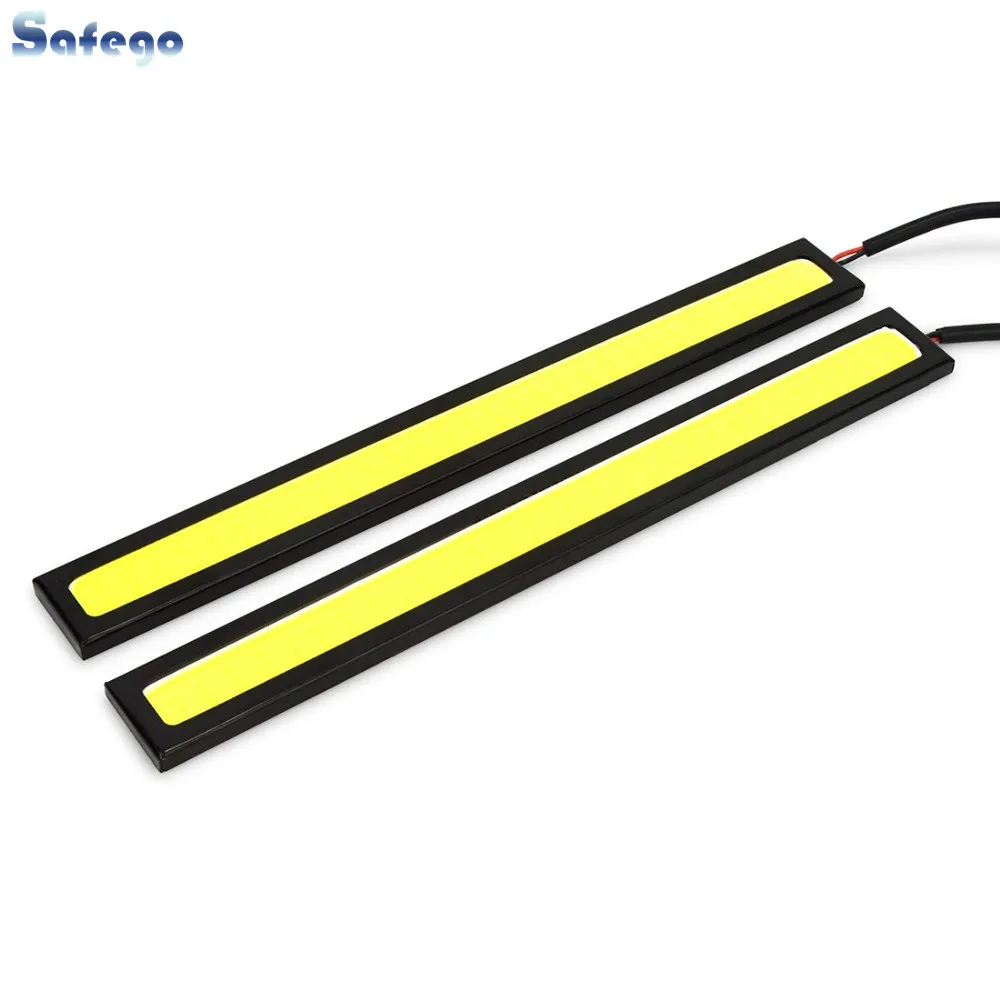 

Safego 20pcs 14cm 64 led COB flexible drl LED Lights DRL Daytime Running Light car lights For Universal Car 100% Waterproof Fog