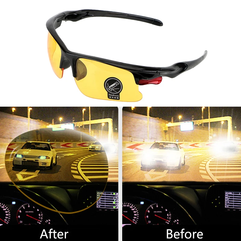 Car Driving Glasses Night Vision Glasses Sunglasses For kia rio toyota tacoma beetle ix25 dodge challenger opel insignia mk7