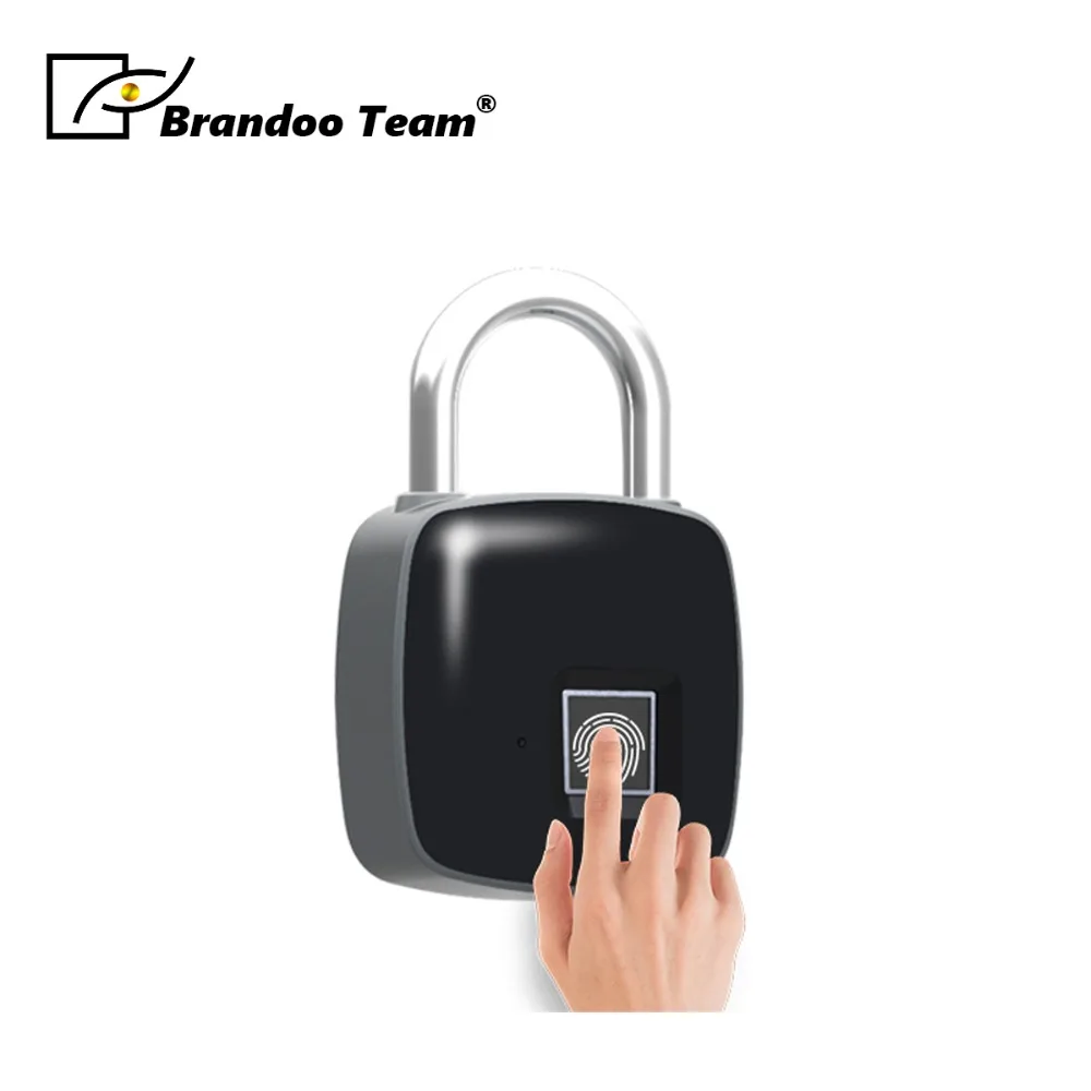 

Mini Smart Keyless Fingerprint Lock USB Rechargeable Access IP65 Waterproof Fingerprint Padlock