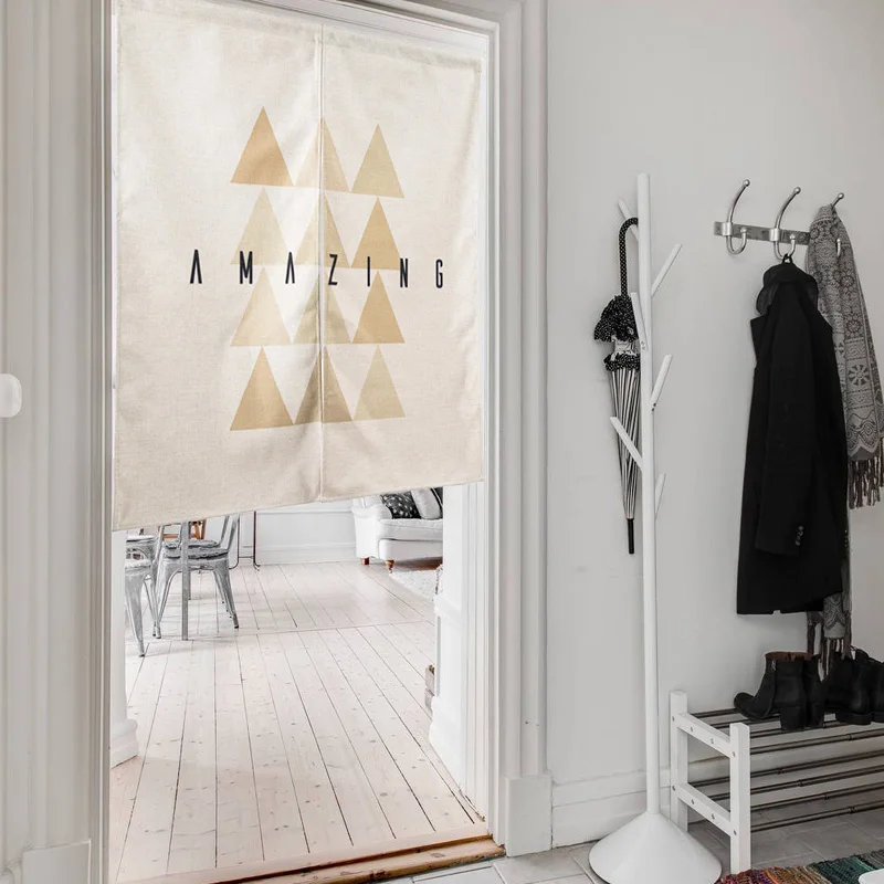 Style Scandinave gros tissu rideaux de mode simple partition rideau ... Style Scandinave gros tissu rideaux de mode simple partition rideau ...