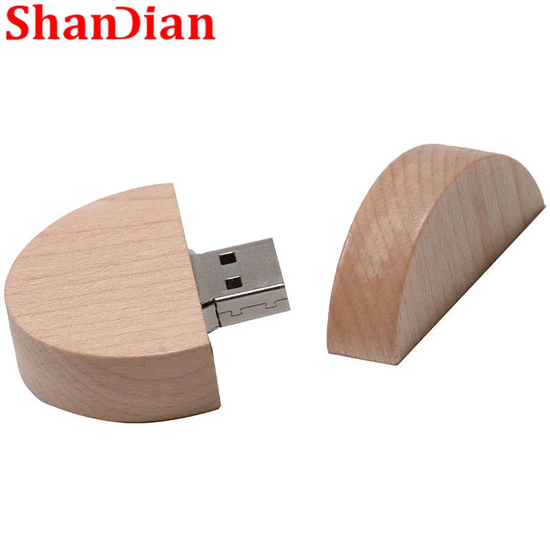 

Wooden Pendrive Round 4GB 8GB 16GB 32GB 32GB Order over 10pcs free LOGO) Usb Flash Drive Memory Stick For Photographer
