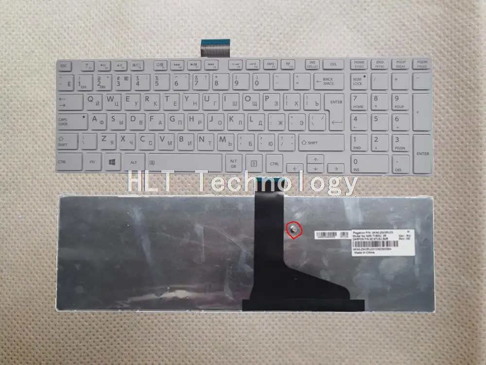 Белый RU клавиатура для Toshiba C850 C855D C855 C870 c870d C875 L875 L850 l850d L855 l855d L870 L950 l950d l955 l955d