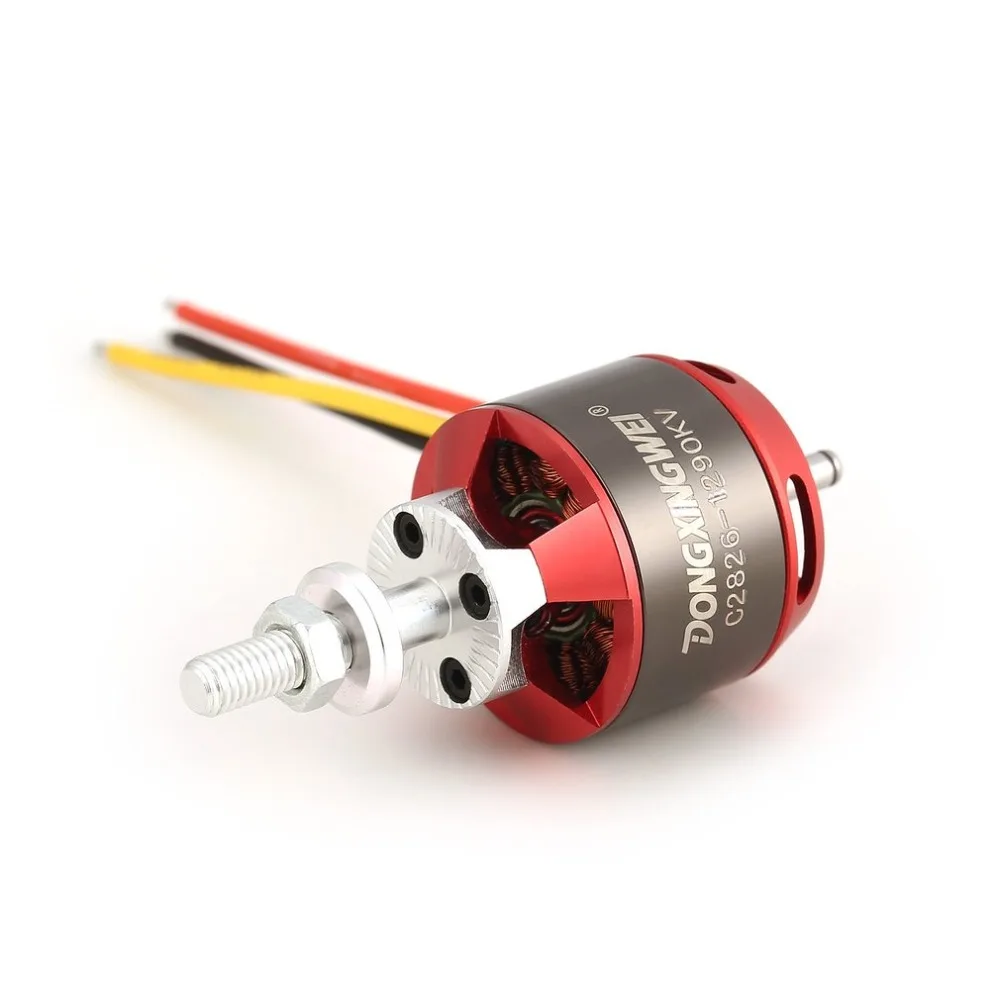 DXW C2826 2826 1290KV 2-4S 5mm Outrunner Brushless Motor for RC FPV Fixed Wing Drone Airplane Aircraft 1290 Propeller