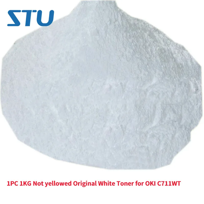 1 шт. 1 кг не пожелтевший белый Тонер для OKI C711WT термотрансферный