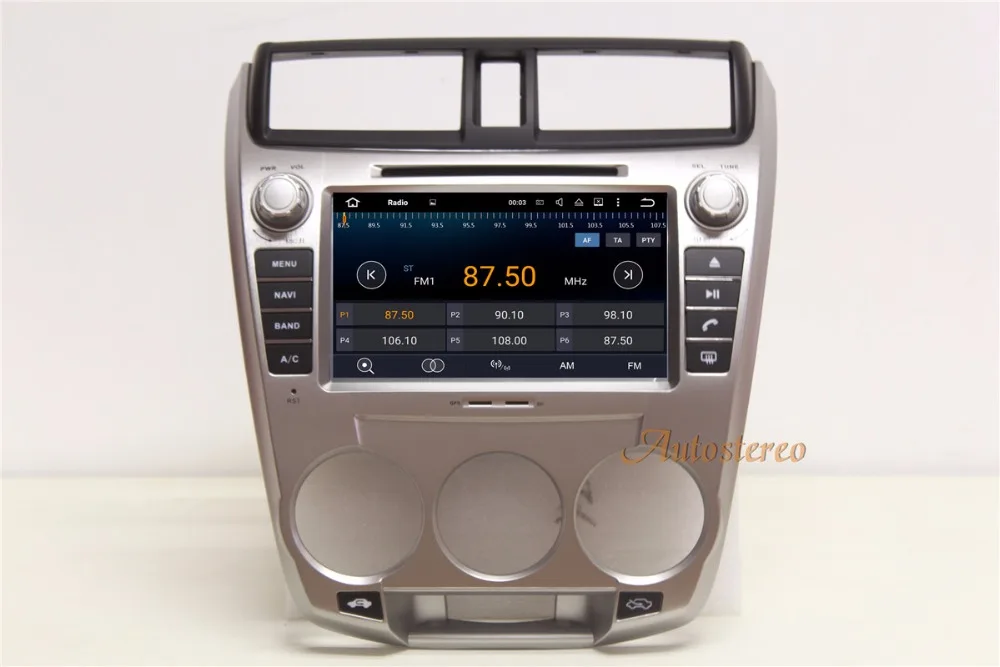Cheap 8" Inch OCTA core Android Car CD DVD player AutoStereo unit GPS navigation for Honda City 2008-2014 multimedia stereo auto unit 3