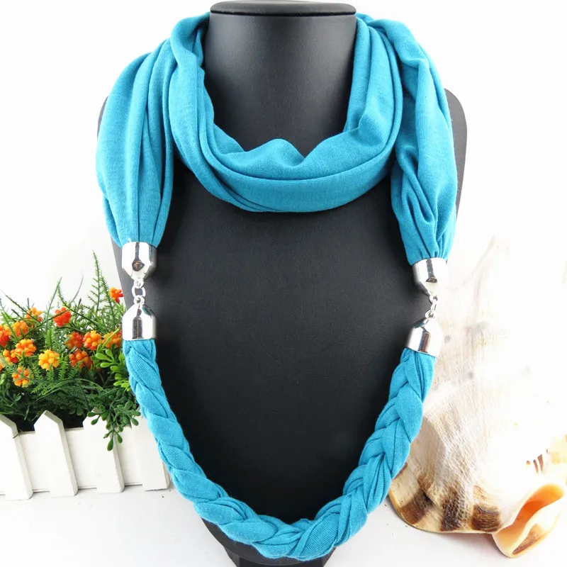 RUNMEIFA зимний женский шарф с круговой тесьмой Одноцветный бесконечности для зимы