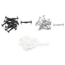 12 шт., без галстука, белые, черные, серые силиконовые шнурки для обуви, Детские эластичные шнурки в форме летучей мыши, эластичные пластиковые шнурки