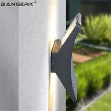 Уличный настенный светильник, декор IP65, водонепроницаемый светодиодный светильник для крыльца, 12 Вт, современный настенный светильник, лампы для сада, двора, алюминиевый Декор, освещение