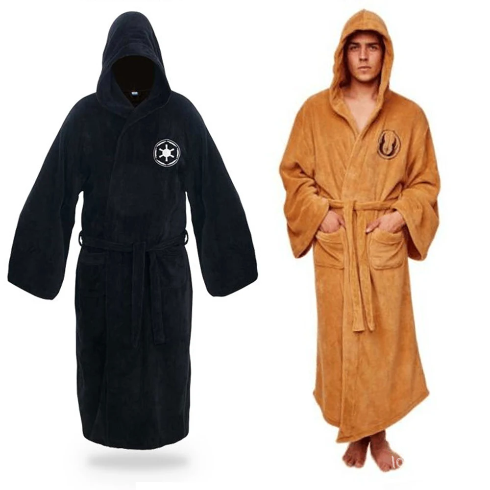 New Movie Star Wars Darth Vader Flannel Terry Jedi Adult Bathrobe Robes