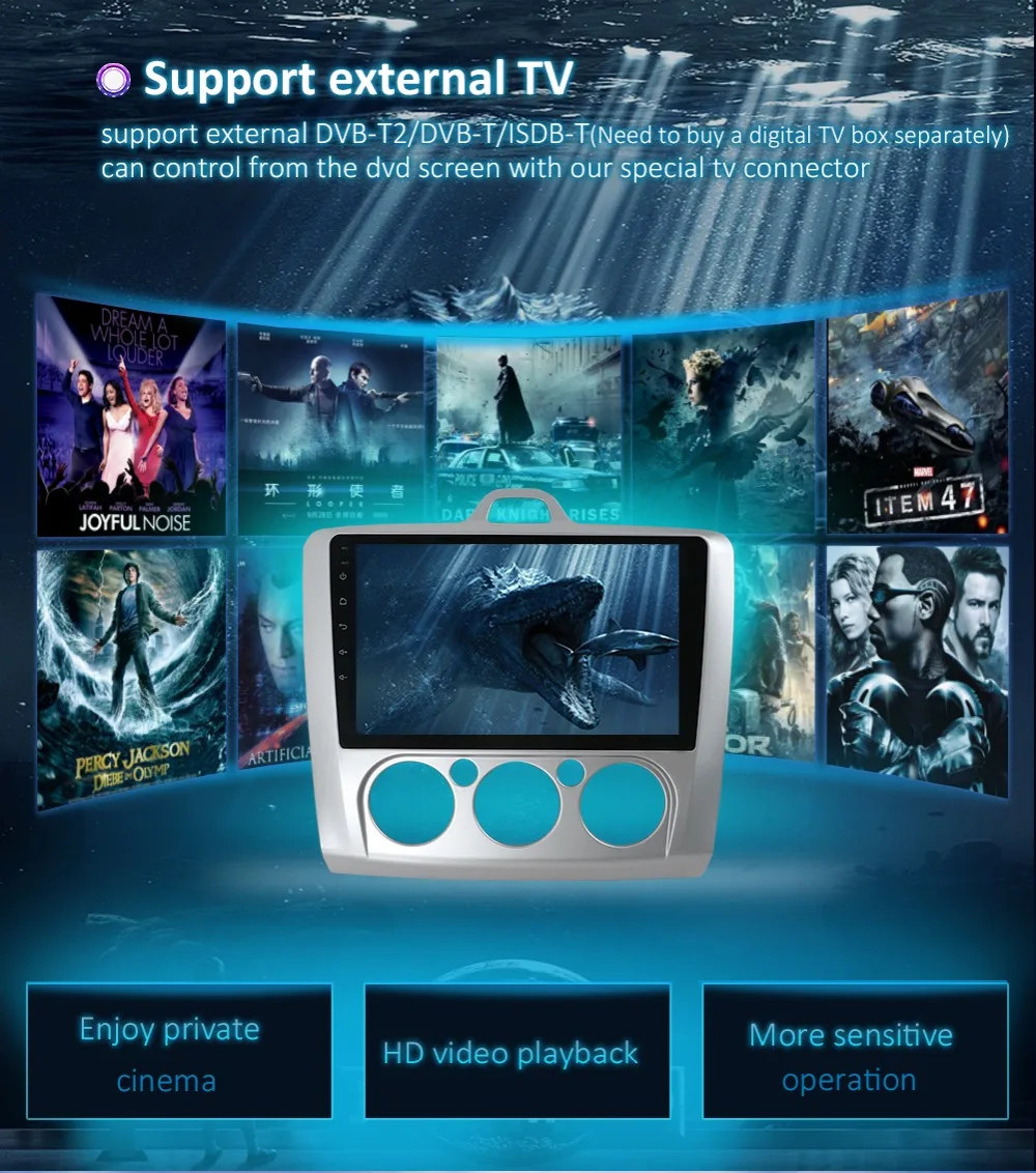 Excellent Bosion 4/8 core 2 din For Ford Focus 2009 Android 8/9 Autoradio Car Multimedia Player GPS Navigation Head Unit with wifi BT USB 17