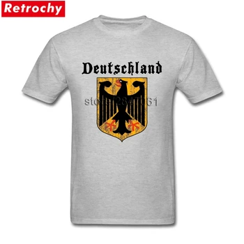 

German Germany Flag Eagle Short Sleeve T Shirts Male Newest Tshirts 100% Cotton O-neck Men's T-shirt For Team