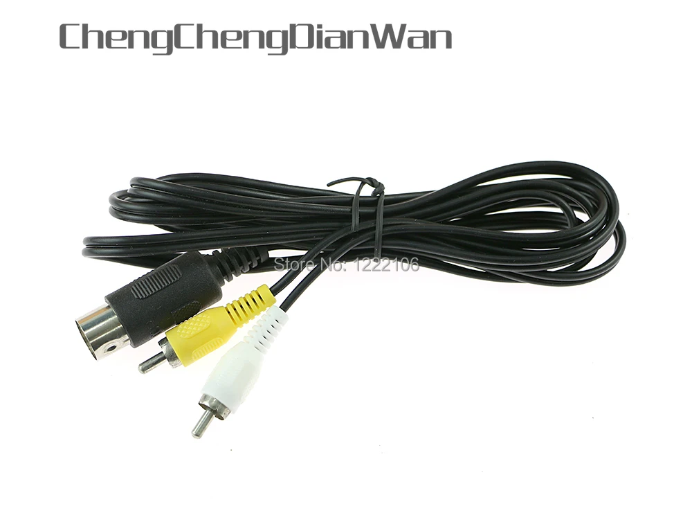 1Pcs 1.8M Cavo Audio Video Av Cavo Per Sega Cavo Mega Drive Genesis 1 Master System 1 Di Seconda Generazione