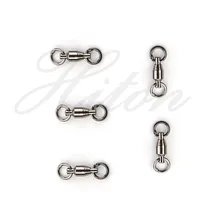 Высокое качество 5pcs1#/2#/4#/6#/7#/8# шариковый подшипник из нержавеющей стали рыболовные Вертлюги Соединительный шнурок рыболовный крючок