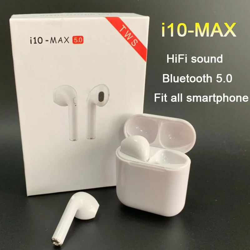 

i10 Max TWS Bluetooth Earphone headphone Wireless Earbuds Headset freebuds air dots For xiaomi huawei vs i180 i30 i60 i11 i13 i7
