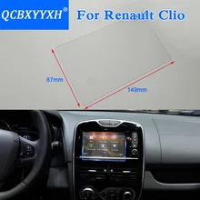 QCBXYYXH автомобильный Стайлинг 7 дюймов gps навигационный экран Стеклянная Защитная пленка для Renault Clio RS управление ЖК-экраном Автомобильный стикер