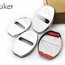 Для Seat FR Leon ibiza Altea Ateca Alhambra, аксессуары из нержавеющей стали, защита дверного замка, защита для автомобиля