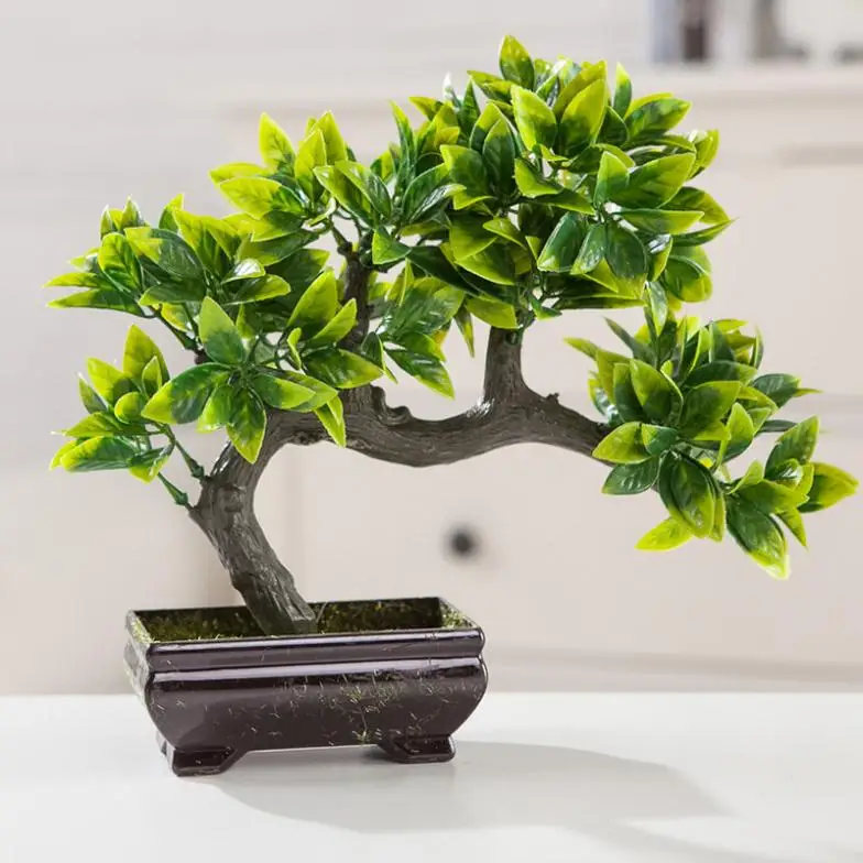 High Simulation Yingkesong Fake Flowers Small Potted Plants High Simulation Yingkesong Fake Flowers Small Potted Plants Bonsai Tree Ornaments Plant In Artificial Dried From Home Garden On