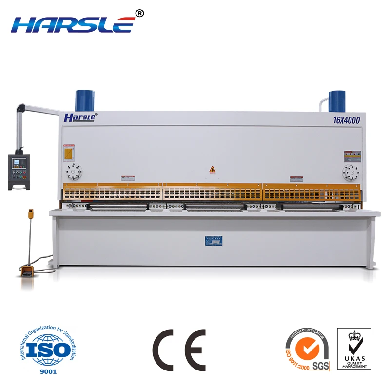 

QC11 Guillotine shearing machine with enmergency controling system