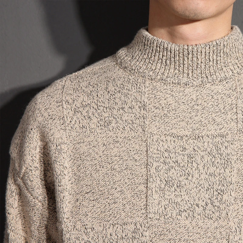 High Quality Men Cashmere Sweater Pullovers Casual Sweaters Men Large Size Outwear turtleneck Sweaters Winter Warm Sweaters