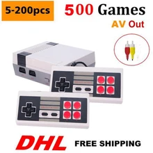 5-200 шт CoolBaby AV Out Ретро Классическая Мини консоль 500 разные 8 бит игры Buit-in двойной геймпад