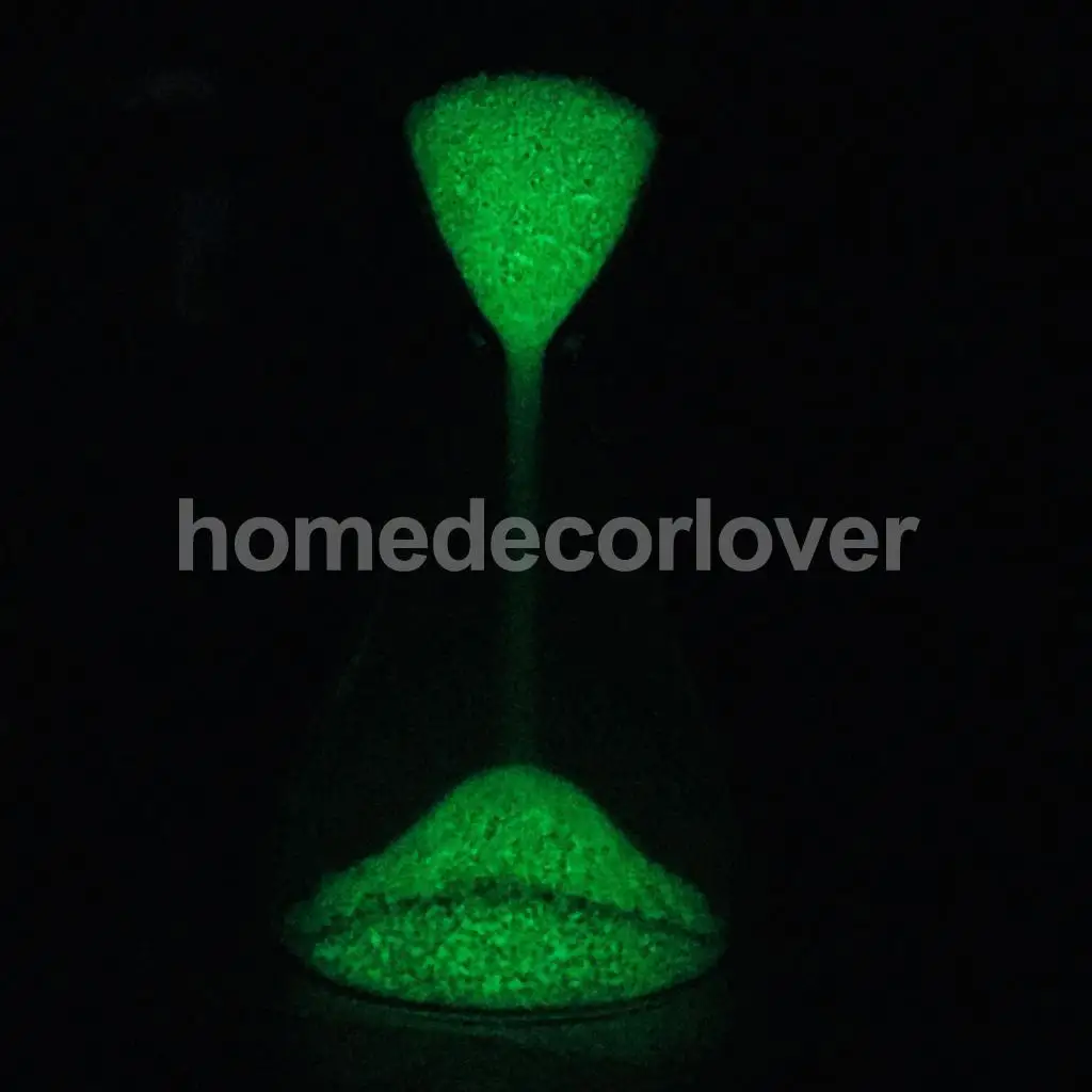 1 Minute Glass Sand Timer Hourglass Clock Glow in The Dark Kids Teeth Brushing Games Play Toy