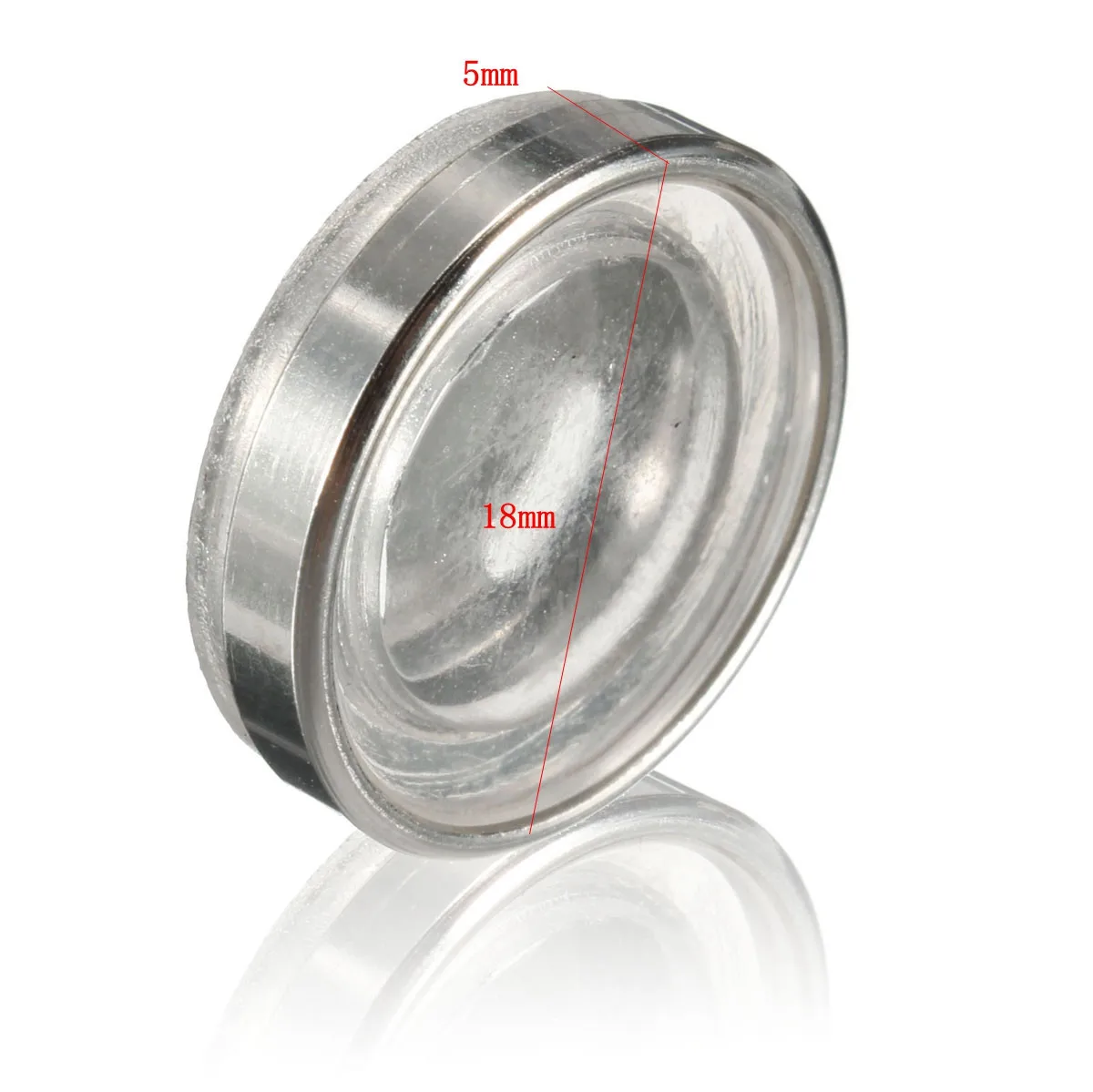 2 piezas 18mm cilindro de freno Maestro de motocicleta vaso de vista con junta de goma para palancas de embrague de freno de motocicleta