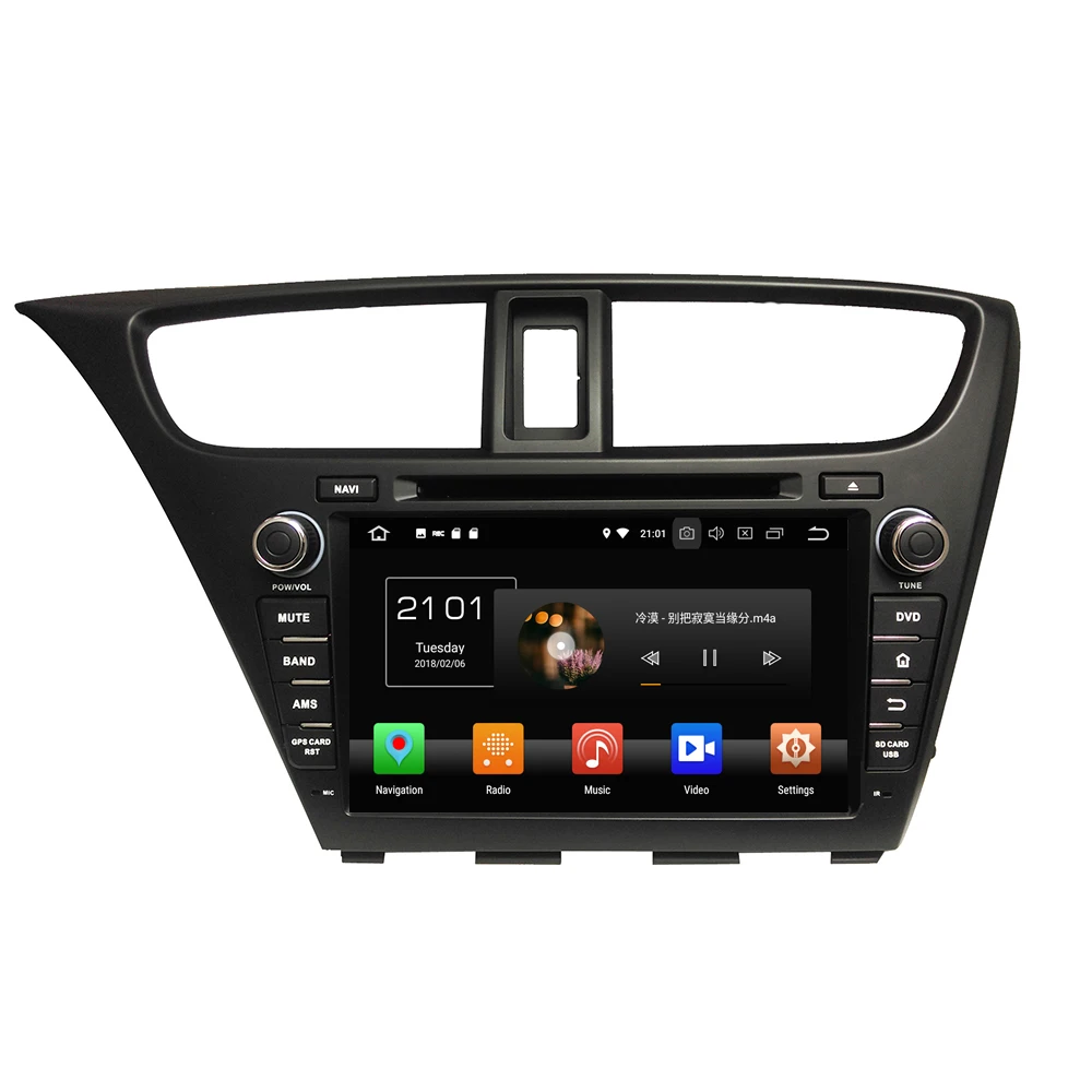 KLYDE 8 &quot2 Din Core Android 0 Автомобильный DVD плеер для Honda Civic 2014 Стерео 32GB Car