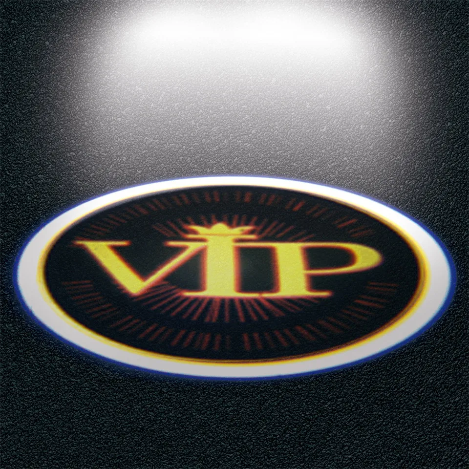Wireless Car Logo LED Welcome Light For BMW AUDI VW Benz Ford Projector Light Halloween Decoration Car Styling Door Light (6)
