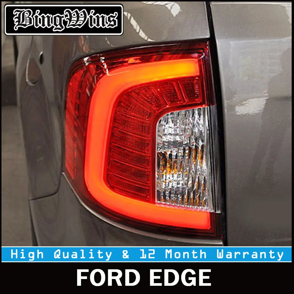Special Price BEINGWINS Car Tail Light For Ford Edge Taillights 2011-2014 LED Tail Lamp Rear Lamp DRL+Brake+Park+Signal light edge Back light