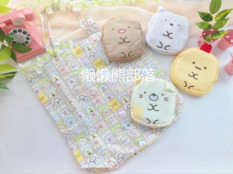 IVYYE 1 шт. 40 см Sumikko gurashi модная аниме Портативная сумка для покупок многоразовая