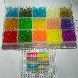 2400 шт DIY Магия Aquabeads формы в виде животного рукой решений 3D головоломки для детей развивающие Аква-бусины игрушки для детей заклинание