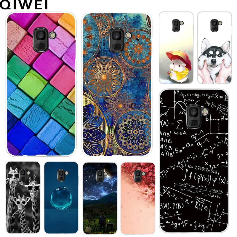 

For Samsung A8 Plus 2018 Case Soft silicon TPU Back Cover For Samsung Galaxy A8 A8Plus A6 J4 J6 J8 J4+ 2018 Phone Cases Coque