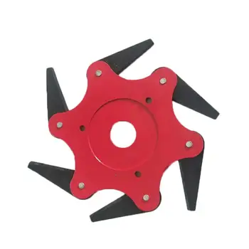 

TPFOCUS 6 Teeth Brush Cutter Blade Trimmer Head for Lawn Mower