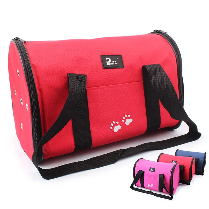 

Soft Sided Cat Carrier Airline Approved Under Seat Oxford Pet Travel Carrier Bag with Fleece Pads for Small Dogs and Cats S M L