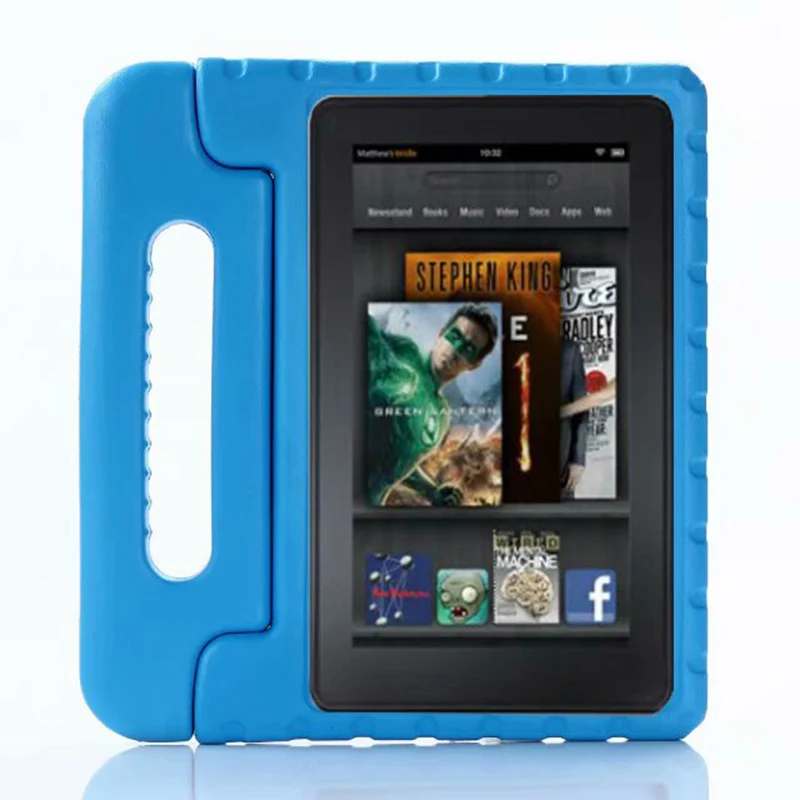 Для Amazon Kindle Fire HD 8 Детский защитный чехол для планшета Безопасный EVA резиновый чехол-подставка для Kindle Fire
