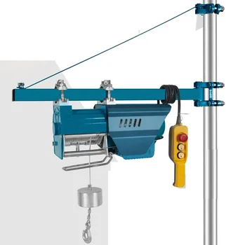 

200-600KG 35M 220V 50Hz 1-phase industrial grade electric steel wire rope hoist,quick speed lifting mini block, lifting machine