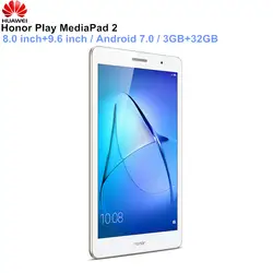 HUAWEI Honor Play MediaPad 2 планшеты 8,0/9,6 дюймов Android 7,0 3 Гб 32 1280X800 Bluetooth 4,1 Wi Fi поддержка gps OTG