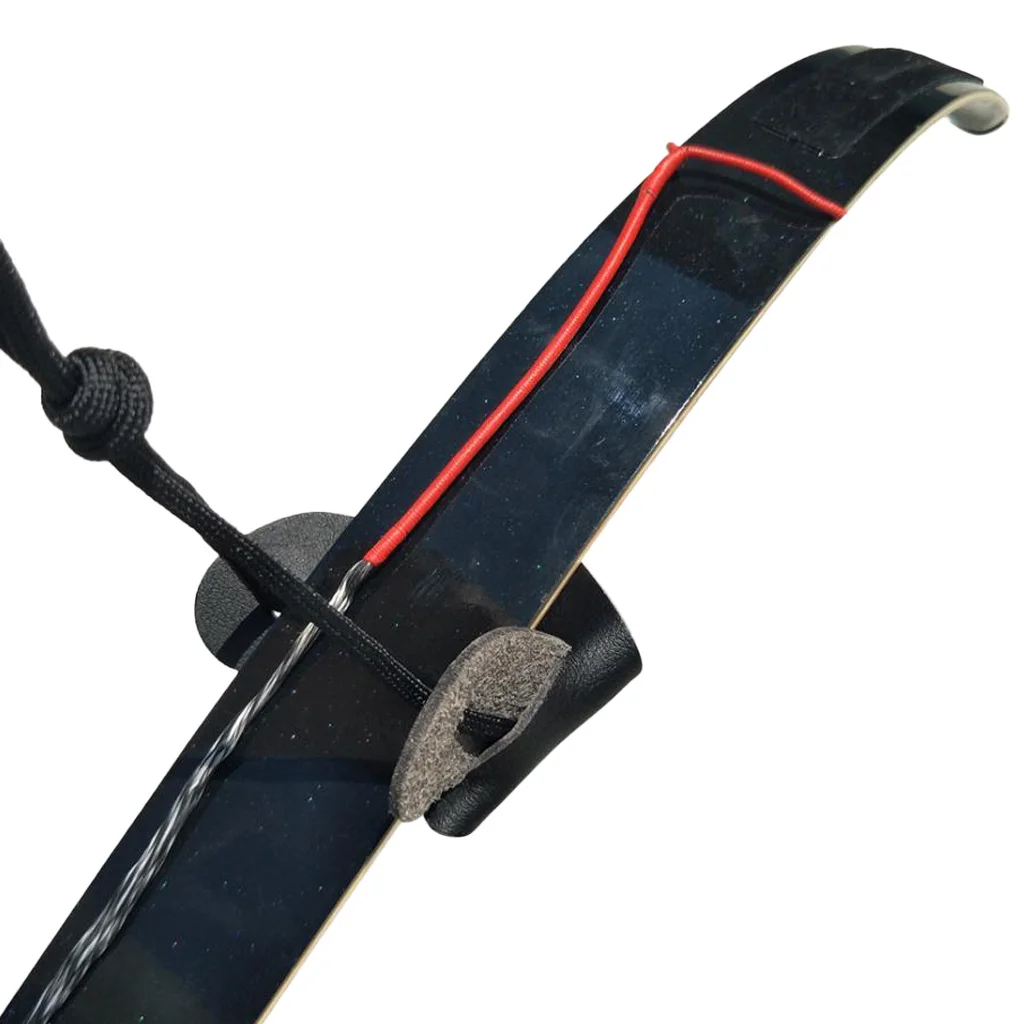 Leather Bow Stringer Archery Rope Bowstring Tool for Traditional Long Bow / Recurve Bow 173cm Outdoors Recurve Bow Stringer