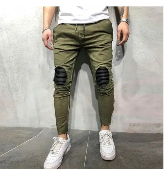 2019 новые европейские и американские мужские брюки хип-хоп Модные мужские маленькие ножки комбинезоны мужские спортивные штаны для отдыха