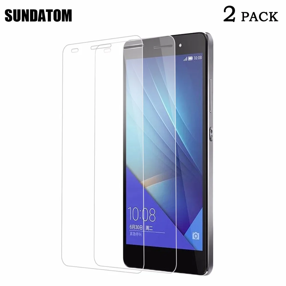 

SUNDATOM For Huawei Honor 7 honor7 Tempered Glass Screen Protector 5.2 inch Screen Guard Explosion Proof