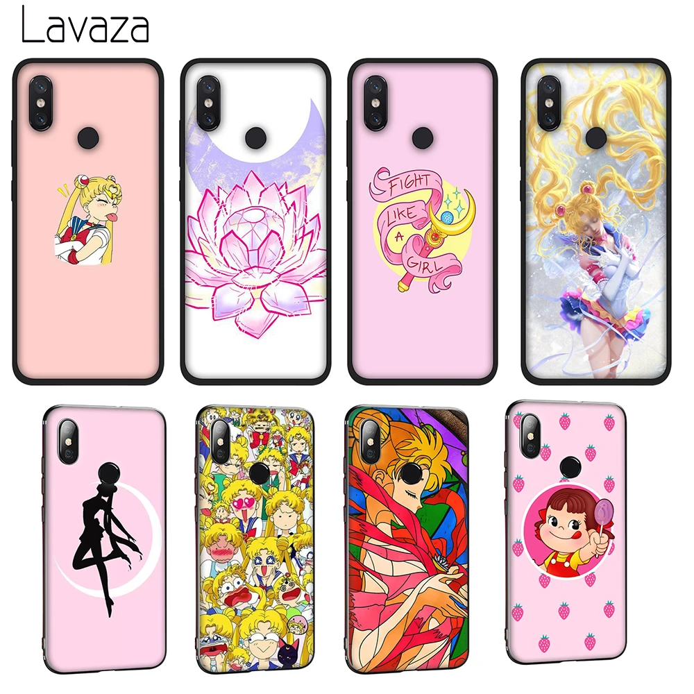 

Lavaza Anime Sailor moon Soft TPU Case Cover for Xiaomi Mi 8 A2 Lite 6 9 A1 Mix 2s Max 3 F1 Silicone Cases
