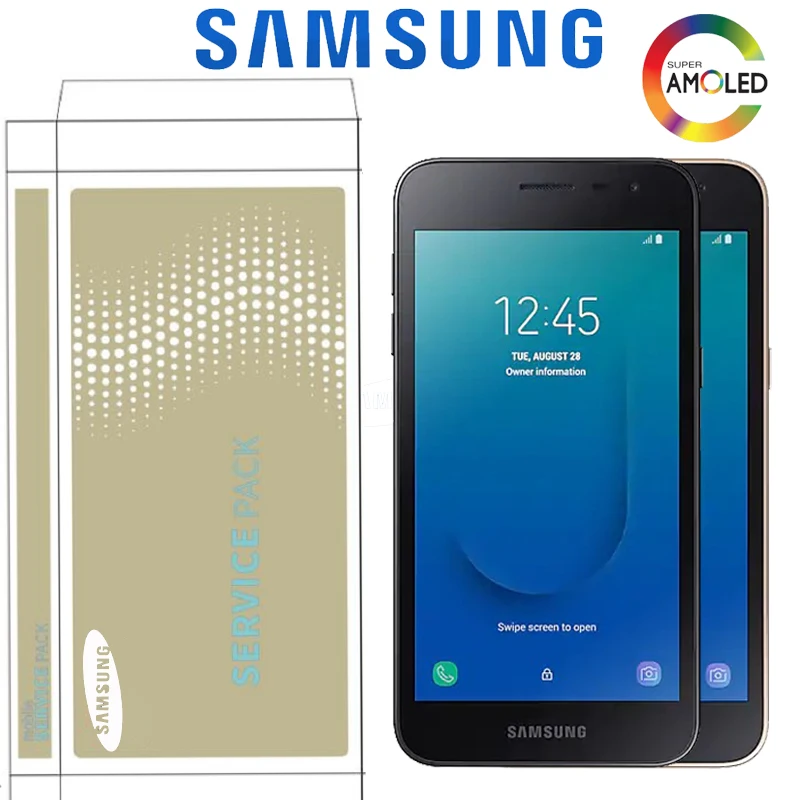 

ORIGINAL 5.0'' LCD For SAMSUNG Galaxy J2 Pure J2 Core J260 SM-J260F Display Touch Screen Digitizer Replacement With SERVICE PACK