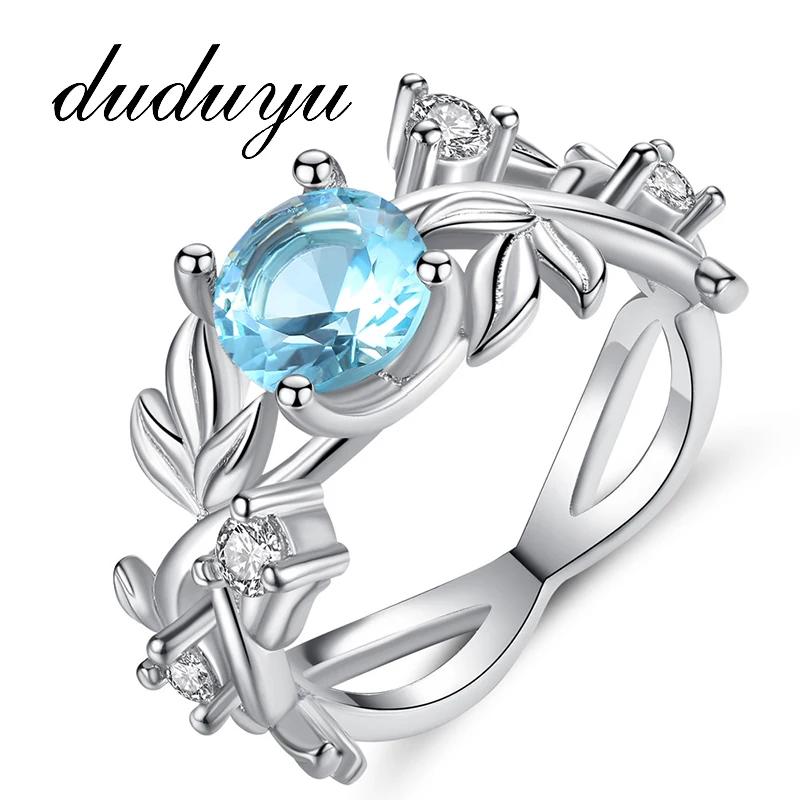 

2019 Hot Sale Fashion Silver Plated Crystal Flower Vine Leaf Design Rings For Women Female Ring Vintage Jewelry Lover Gift