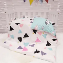 Акция! 3 шт. мультфильм хлопок занавес детская кроватка устанавливает детская кровать, Набор пододеяльников для пуховых одеял/Простыни/Подушки детские