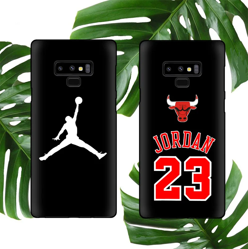 

Jordan Jersey 23 Soft Phone Cover Case For Samsung Galaxy S8 S9 S10 Plus S10e Note 8 9 Matte Silicone Cases Sports Coque Capa
